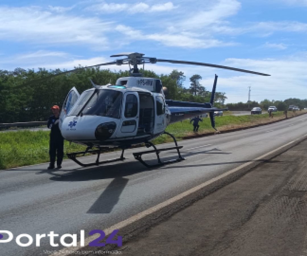 Capotamento na BR-376 entre Iguatemi e Maringá deixa dois trabalhadores feridos