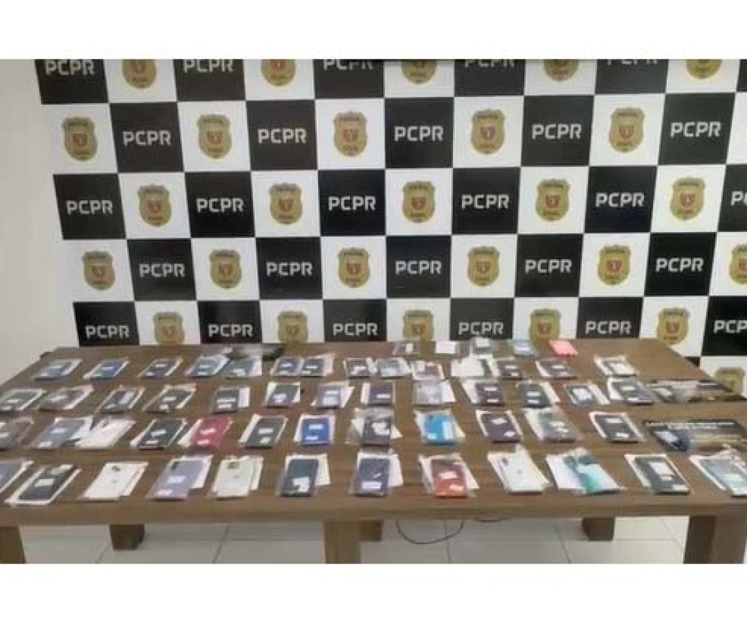 PCPR recupera e devolve aos proprietários 41 celulares em Paranaguá