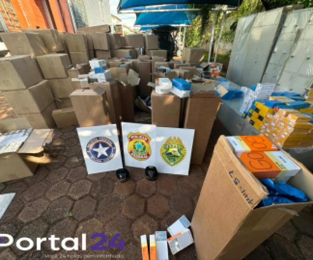 Carga avaliada em R$ 10 milhões em celulares é interceptada pela Polícia Federal na BR-369