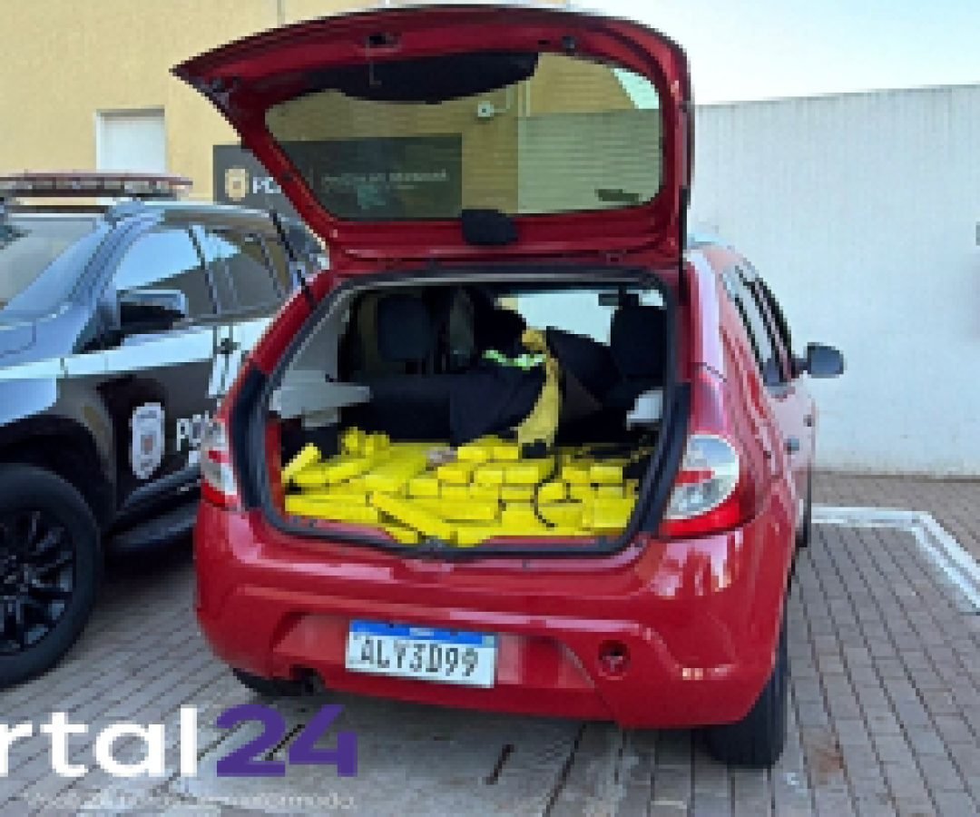 Casal é preso com drogas na BR-163 enquanto seguia para Curitiba