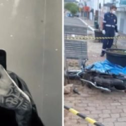 Casal morre após colisão de motocicleta contra poste em Castro