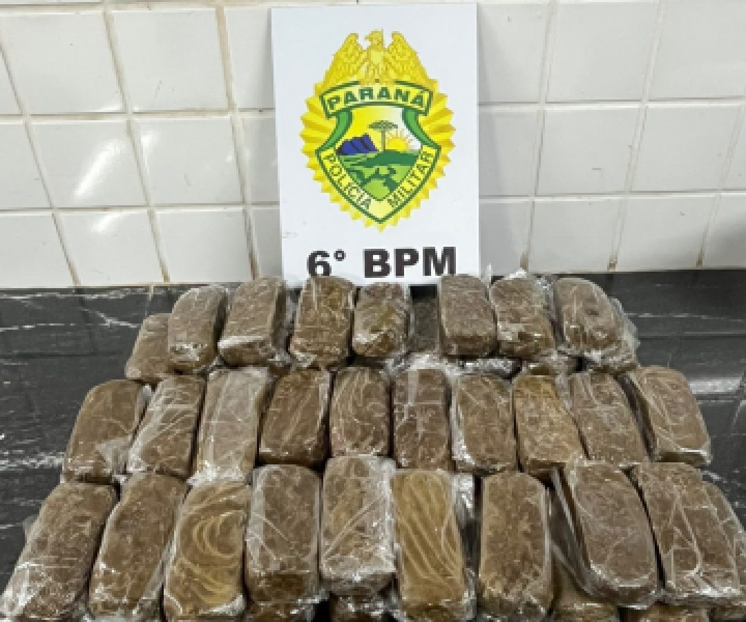 Choque apreende 6,6 quilos de haxixe marroquino em Cascavel