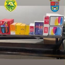Choque apreende contrabando em ônibus na BR-277