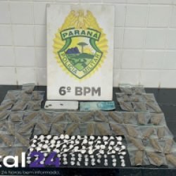 Choque apreende crack, cocaína e maconha e detém três suspeitas no Bairro Melissa em Cascavel