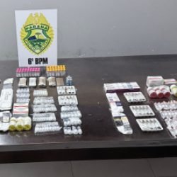 Choque apreende mais de 350 ampolas de medicamentos para emagrecer na rodoviária de Cascavel