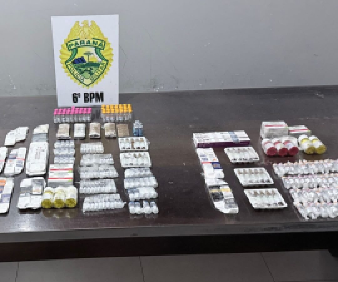 Choque apreende mais de 350 ampolas de medicamentos para emagrecer na rodoviária de Cascavel