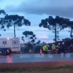 Ciclista é atropelado na BR-277 em Santa Tereza do Oeste