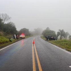 Colisão na PR-471 deixa três pessoas feridas em Catanduvas