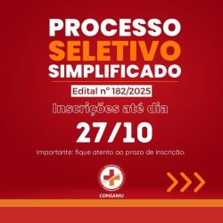 Processo Seletivo Simplificado do CONSAMU com Vagas na Área da Saúde