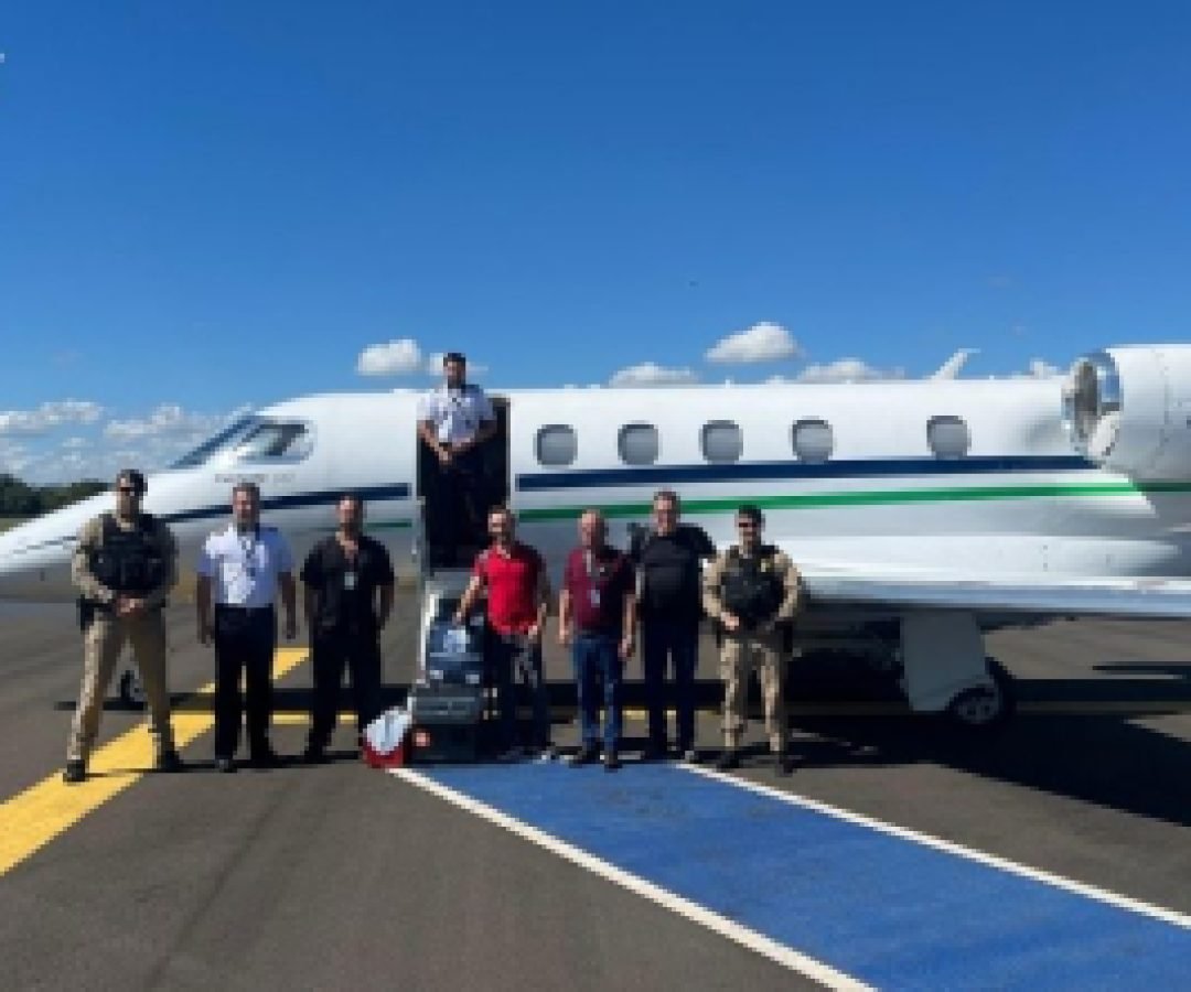 Coração doado é transportado de Francisco Beltrão a São Paulo para transplante