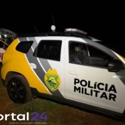 Criminosos atiram contra policiais durante roubo em residência rural em Paiçandu