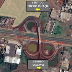 Perimetral Leste: BR-277 terá nova interdição parcial em Foz do Iguaçu a partir desta segunda