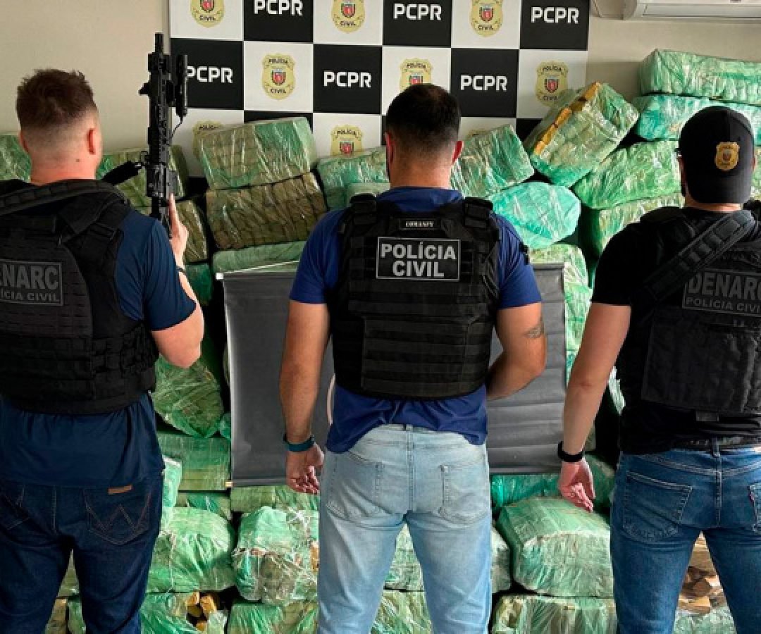 PCPR apreende 2,3 toneladas de maconha durante abordagem em Palmas