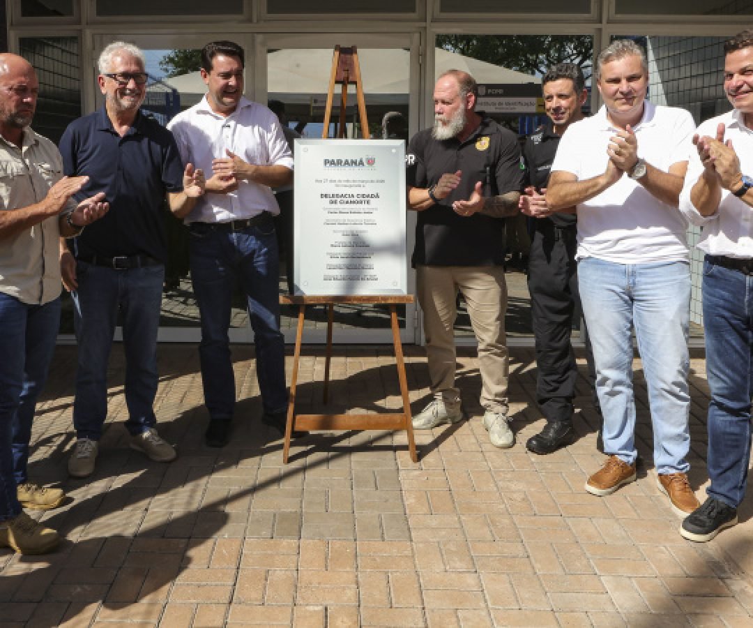 Com investimento de R$ 6,8 milhões, governador entrega Delegacia Cidadã de Cianorte