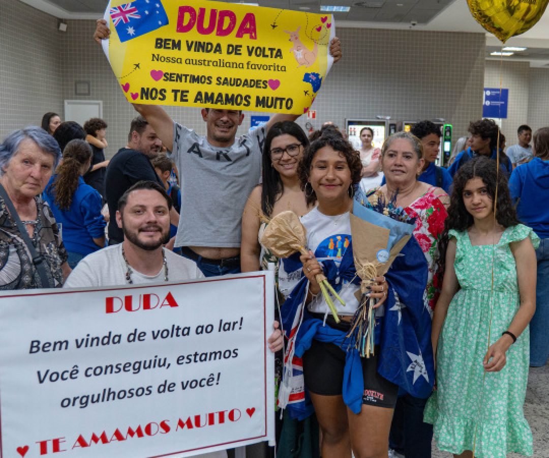 Estudantes do programa ‘Ganhando o Mundo’ retornam ao Paraná após semestre de intercâmbio na Austrália