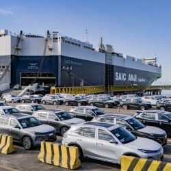 Porto de Paranaguá recebe mais de 5 mil carros elétricos em uma única operação