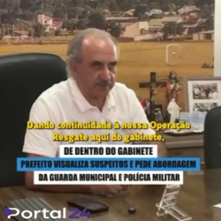 Do gabinete, prefeito Renato Silva determina ação imediata da GM na Praça da Bíblia, em Cascavel