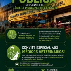 Dr. Lauri promove reunião para discutir saúde e bem-estar animal em Cascavel
