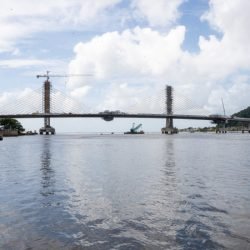 Último estai da Ponte de Guaratuba deve ser instalado na virada do mês
