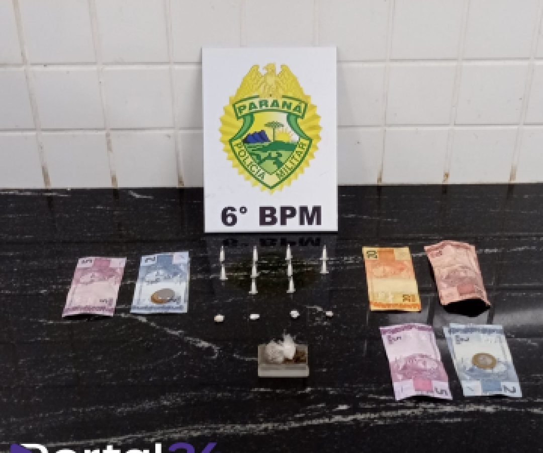 Duas pessoas são presas por tráfico de drogas durante ação do CHOQUE em Cascavel
