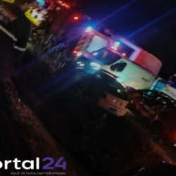 Engavetamento com ônibus e caminhões deixa ao menos 13 feridos na PR-317, entre Nossa Senhora das Graças e Santo Inácio