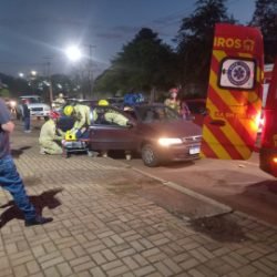 Engavetamento é registrado na Avenida Piquiri