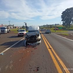 Engavetamento é registrado na BR-369