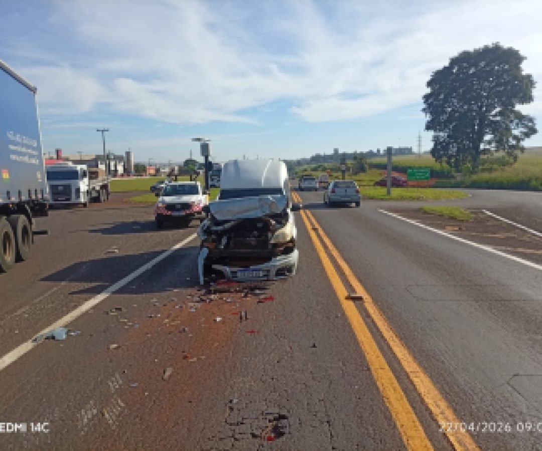 Engavetamento é registrado na BR-369