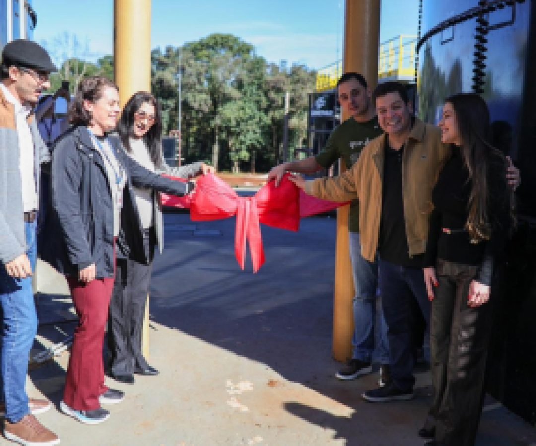 Entrega de estação da Sanepar amplia saneamento em Quedas do Iguaçu