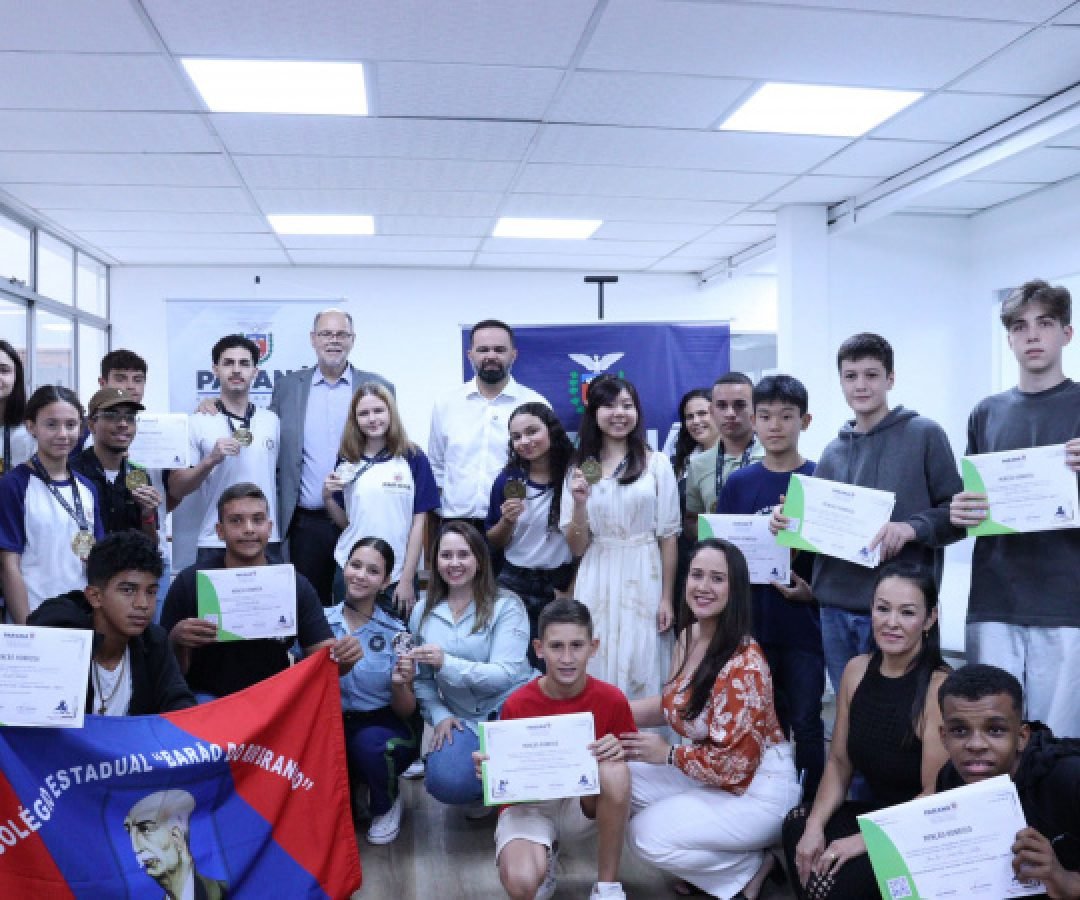 Com 19 medalhas, Paraná lidera Olimpíada Brasileira de Inovação, Ciência e Tecnologia