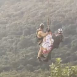 Escalador sofre queda no Anhangava e é resgatado com helicóptero