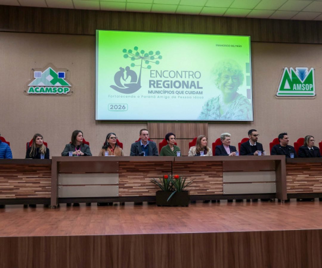 Estado participa de encontro em Francisco Beltrão e fortalece políticas públicas para os idosos