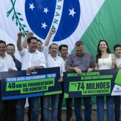 Ratinho Junior libera R$ 386 milhões em investimentos para Assis Chateaubriand