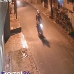 Execução a tiros é registrada por câmera de segurança em Foz do Iguaçu