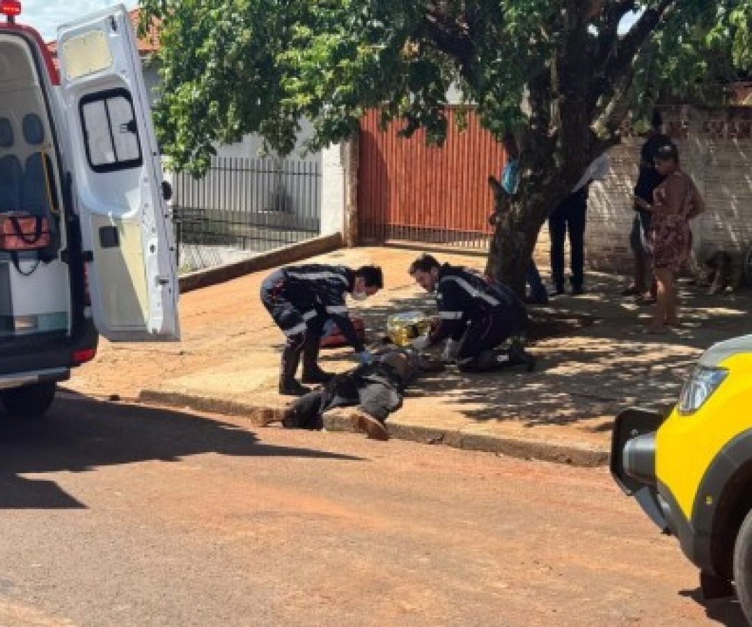 Idoso é esfaqueado e encontrado caído em rua de Goioerê