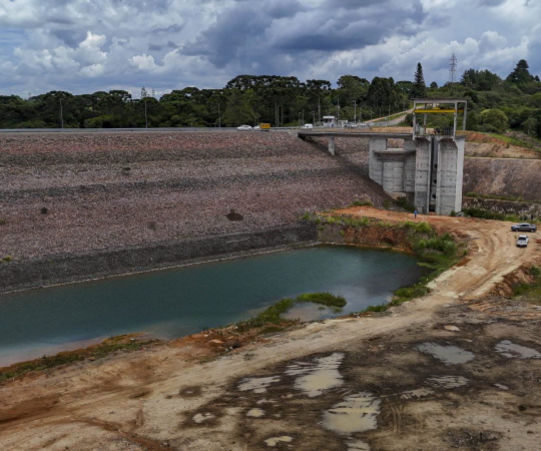 Reservatório Miringuava aumentará em 25% a reservação de água do sistema da Grande Curitiba