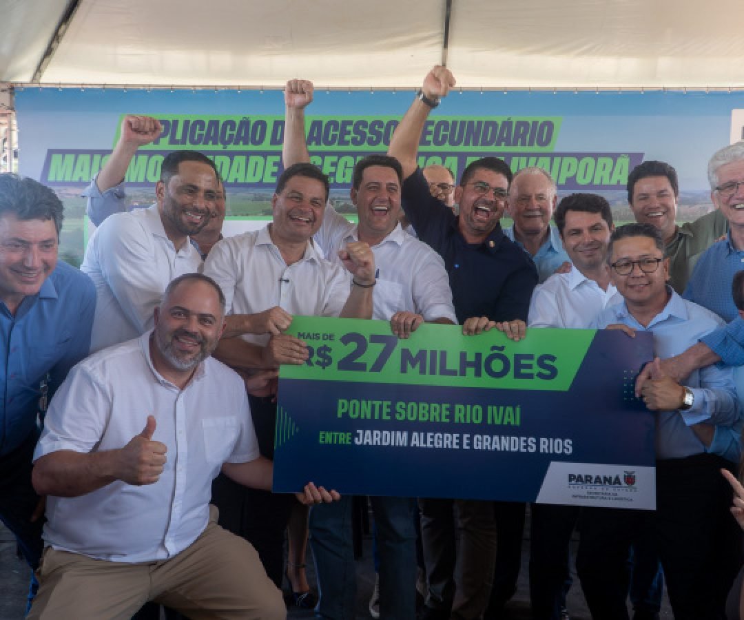 Estado investirá R$ 27,8 milhões na construção de ponte entre Jardim Alegre e Grandes Rios