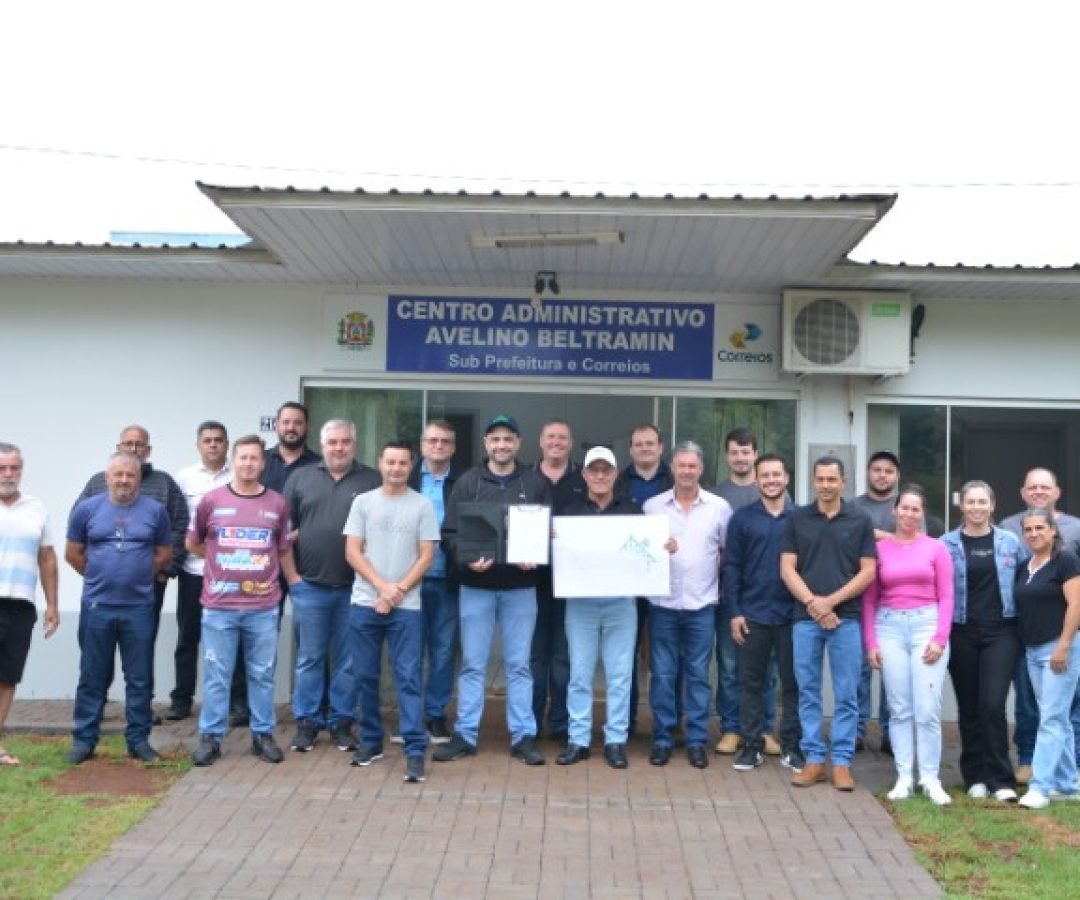 Corbélia assina contrato para execução de pavimentação asfáltica na Vila da Escuridão, no distrito da Penha