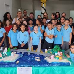 Expectativa no Litoral: alunos de escola municipal fazem maquete interativa da Ponte de Guaratuba