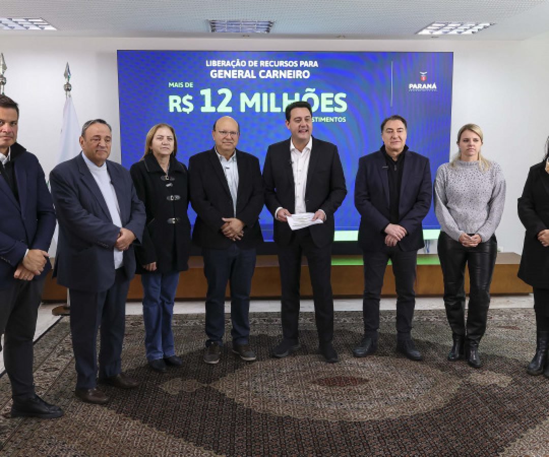 Ratinho Junior anuncia R$ 221 milhões em obras e investimentos para 9 cidades
