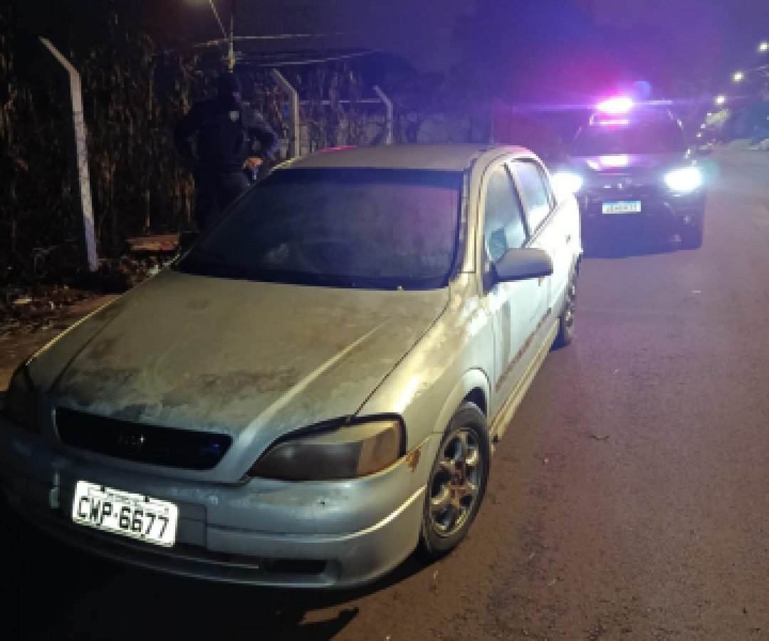 GM recupera Astra furtado durante patrulhamento no bairro Cascavel Velho