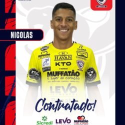 Goleiro Nicolas é o novo reforço do Cascavel Futsal