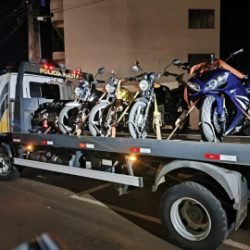 GOTran aplica mais de 220 multas e recolhe 11 motocicletas em dois dias de fiscalização em Cascavel