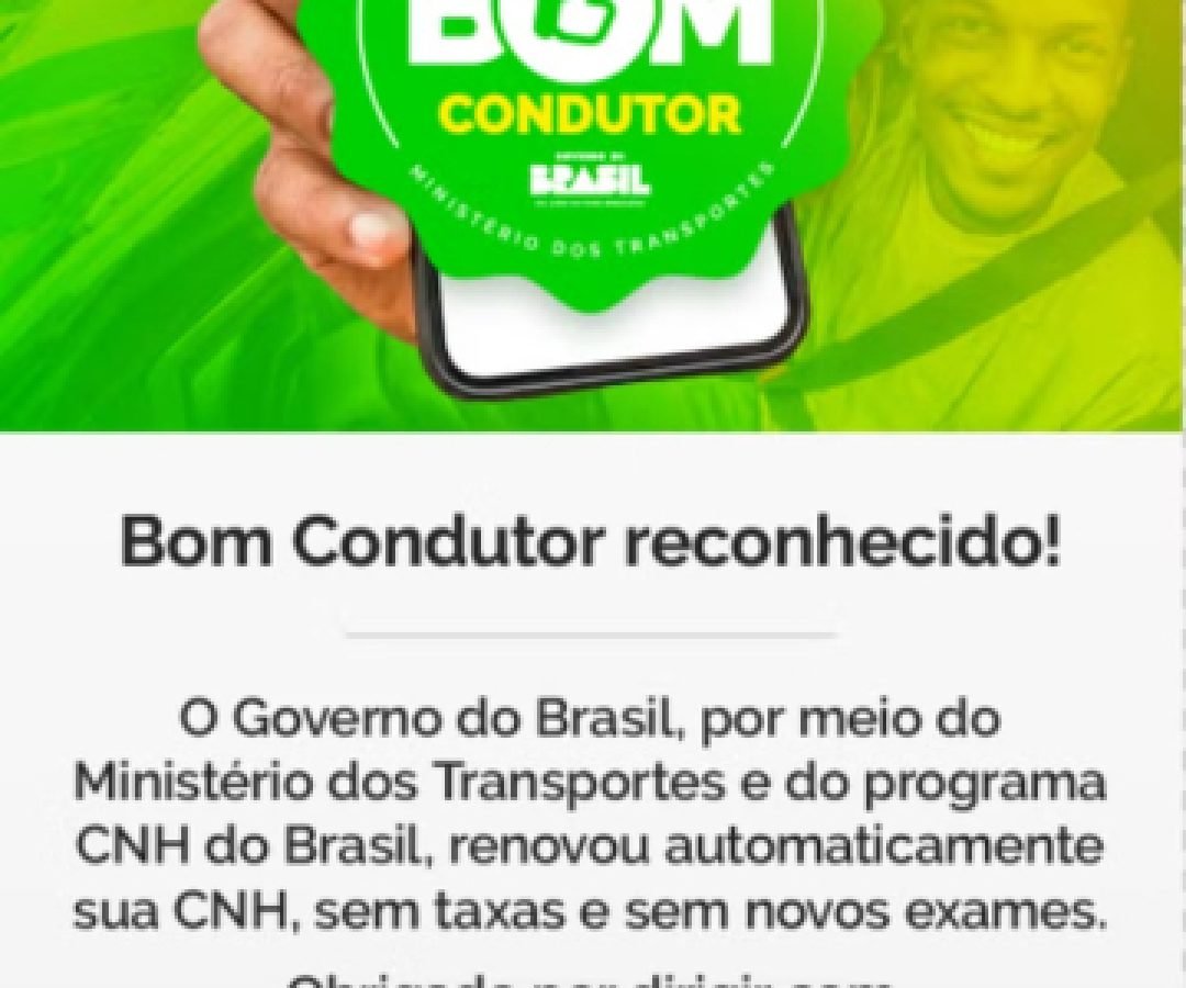 Governo inicia renovação automática e gratuita da CNH para bons condutores