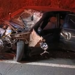 Grave acidente deixa motociclista morto e mulher em estado grave na PR-281, em São João