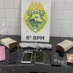 Grupo é preso por tráfico e com bicicleta furtada em Cascavel
