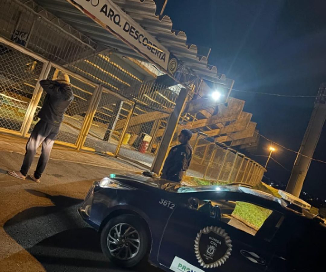 Guarda Civil Patrimonial prende homem com drogas no Estádio Olímpico