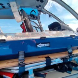 Helicóptero Arcanjo 01 transporta recém-nascida no Verão Maior Paraná