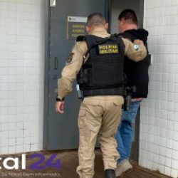 Homem armado atira contra populares, foge em carro de aplicativo e acaba preso pela PM em Cascavel