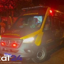 Homem cai de telhado e é encaminhado ao HU com dificuldade respiratória